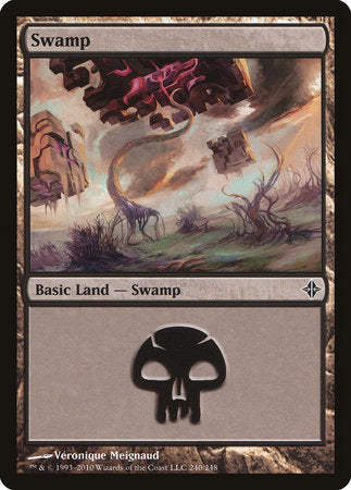 Swamp (240) [Rise of the Eldrazi] | Jomio and Rueliete's Cards and Comics