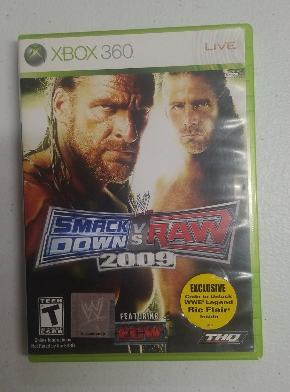 WWE: Smackdown vs Raw 2009 Xbox 360 Video Game Pre-Owned | Jomio and Rueliete's Cards and Comics