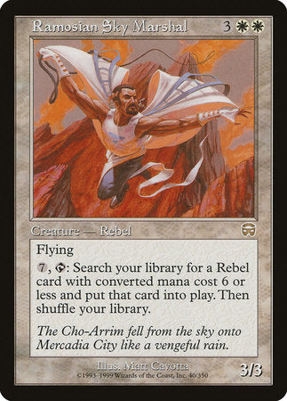 Ramosian Sky Marshal [Mercadian Masques] | Jomio and Rueliete's Cards and Comics