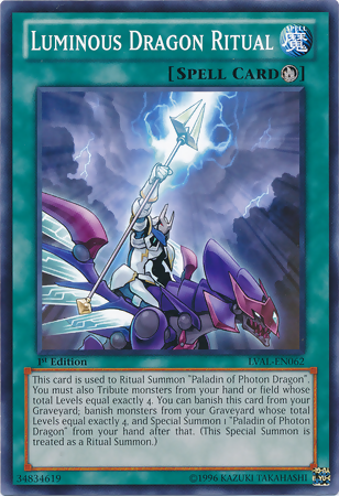 Luminous Dragon Ritual [LVAL-EN062] Common | Jomio and Rueliete's Cards and Comics