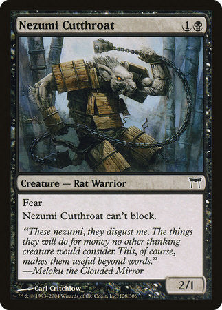 Nezumi Cutthroat [Champions of Kamigawa] | Jomio and Rueliete's Cards and Comics