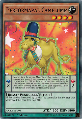 Performapal Camelump [CORE-EN005] Common | Jomio and Rueliete's Cards and Comics