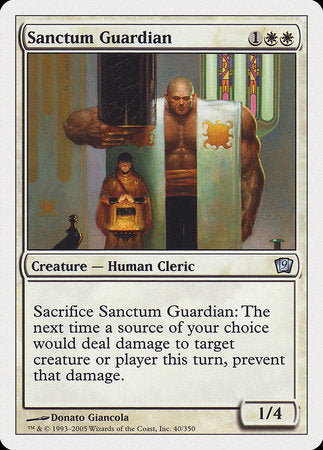 Sanctum Guardian [Ninth Edition] | Jomio and Rueliete's Cards and Comics