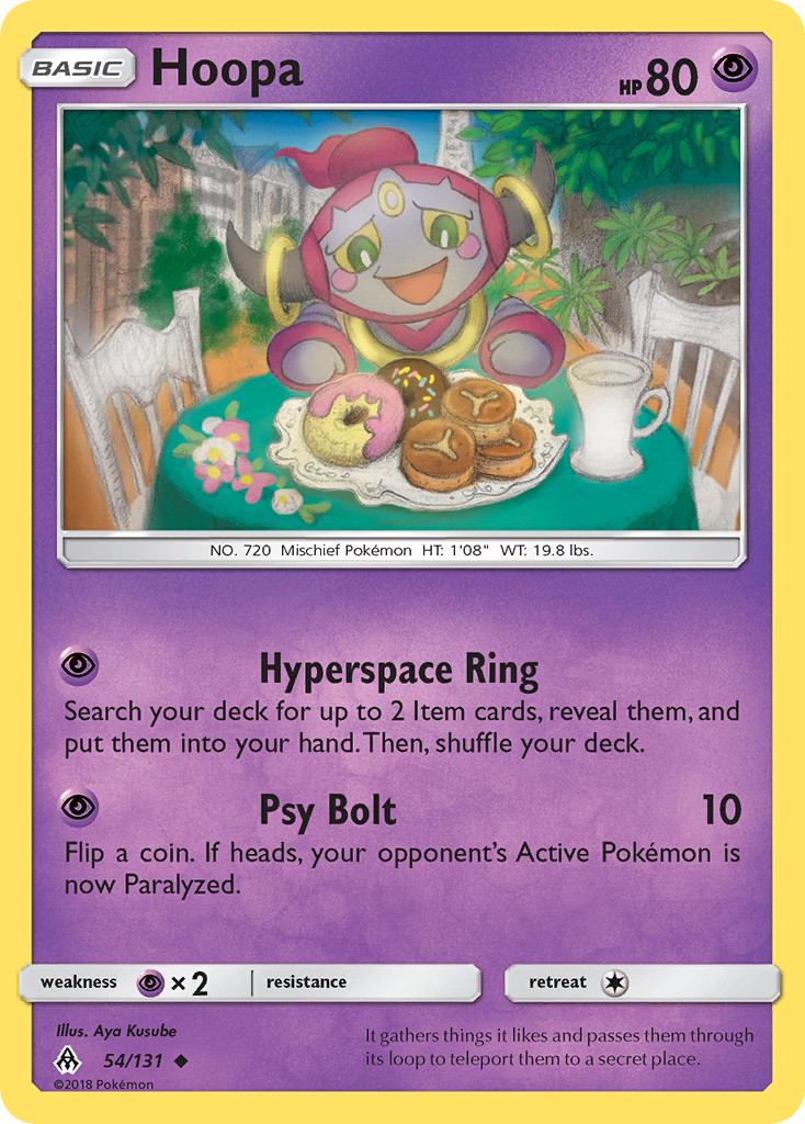 Hoopa (54/131) [Sun & Moon: Forbidden Light] | Jomio and Rueliete's Cards and Comics