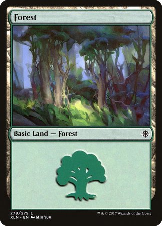 Forest (279) [Ixalan] | Jomio and Rueliete's Cards and Comics