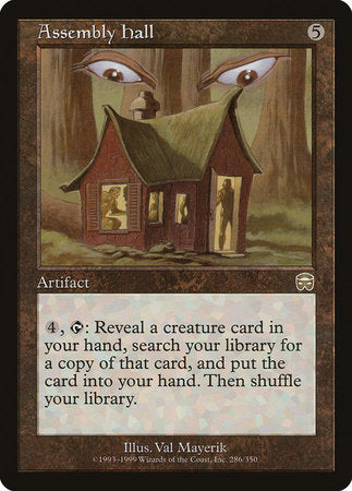 Assembly Hall [Mercadian Masques] | Jomio and Rueliete's Cards and Comics