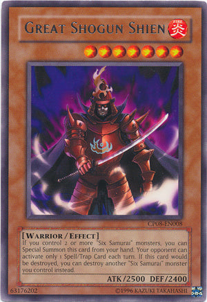 Great Shogun Shien [CP08-EN008] Rare | Jomio and Rueliete's Cards and Comics