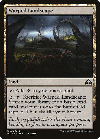 Warped Landscape [Shadows over Innistrad] | Jomio and Rueliete's Cards and Comics