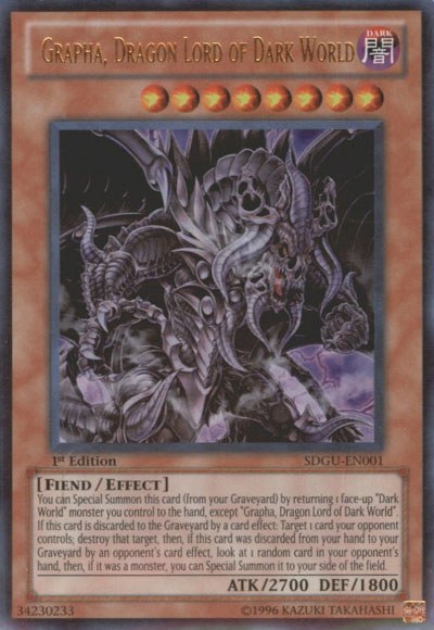 Grapha, Dragon Lord of Dark World [SDGU-EN001] Ultra Rare | Jomio and Rueliete's Cards and Comics