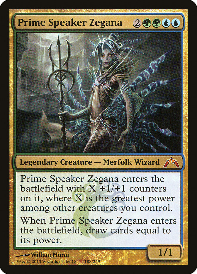 Prime Speaker Zegana [Gatecrash] | Jomio and Rueliete's Cards and Comics