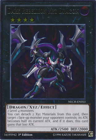 Dark Rebellion Xyz Dragon [NECH-EN053] Ultimate Rare | Jomio and Rueliete's Cards and Comics