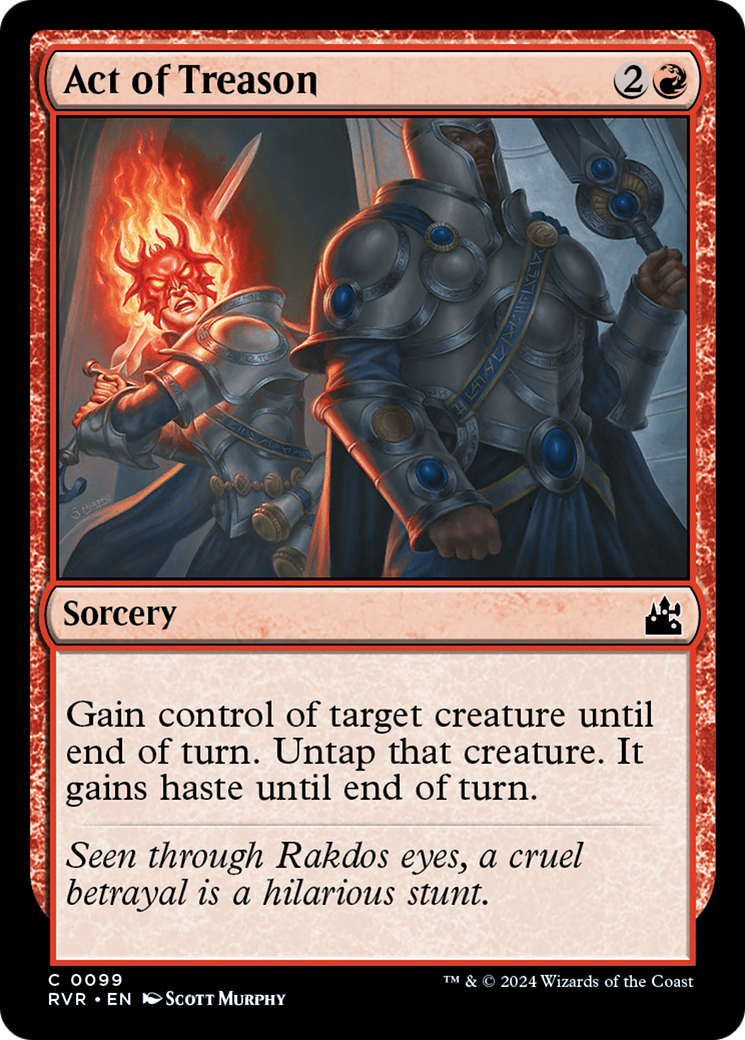 Act of Treason [Ravnica Remastered] | Jomio and Rueliete's Cards and Comics