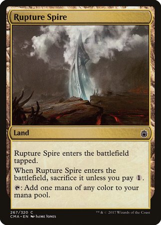Rupture Spire [Commander Anthology] | Jomio and Rueliete's Cards and Comics