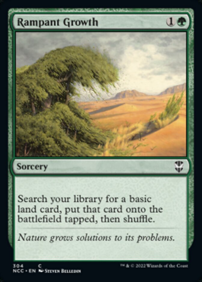 Rampant Growth [Streets of New Capenna Commander] | Jomio and Rueliete's Cards and Comics