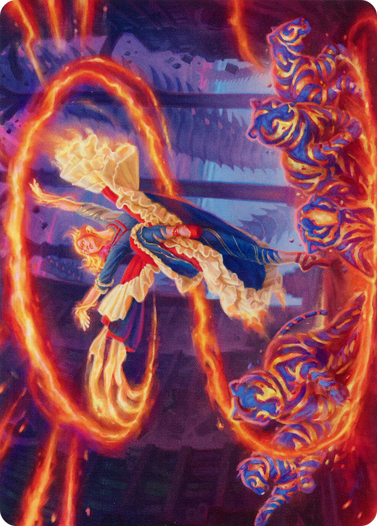 Joyful Stormsculptor Art Card [March of the Machine Art Series] | Jomio and Rueliete's Cards and Comics