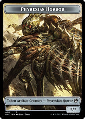 Phyrexian Wurm // Phyrexian Horror Double-Sided Token [Phyrexia: All Will Be One Commander Tokens] | Jomio and Rueliete's Cards and Comics