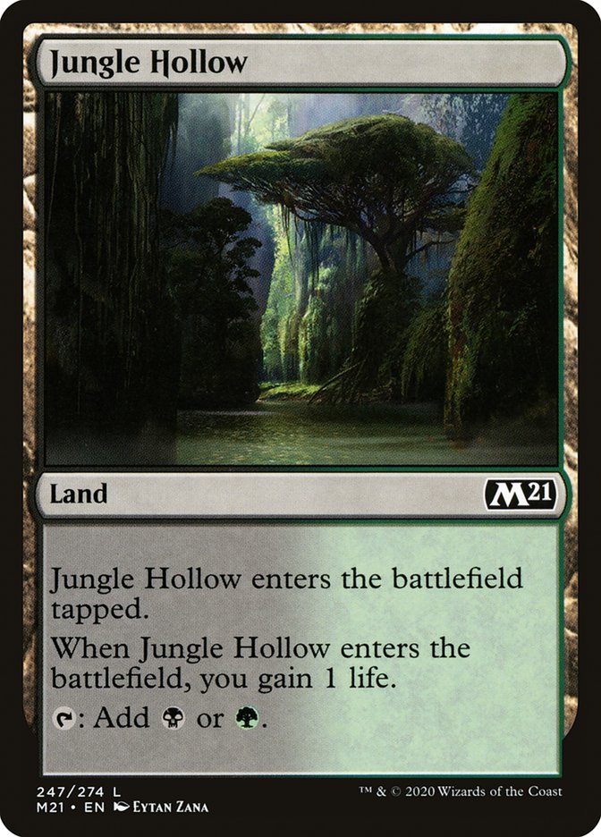 Jungle Hollow [Core Set 2021] | Jomio and Rueliete's Cards and Comics
