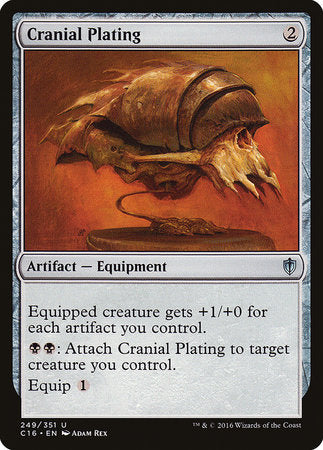 Cranial Plating [Commander 2016] | Jomio and Rueliete's Cards and Comics