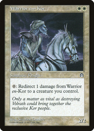 Warrior en-Kor [Stronghold] | Jomio and Rueliete's Cards and Comics