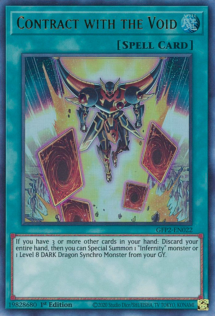 Contract with the Void [GFP2-EN022] Ultra Rare | Jomio and Rueliete's Cards and Comics