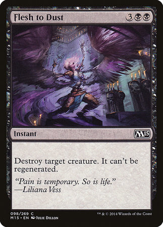 Flesh to Dust [Magic 2015] | Jomio and Rueliete's Cards and Comics