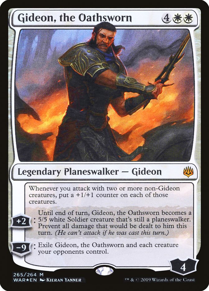 Gideon, the Oathsworn [War of the Spark] | Jomio and Rueliete's Cards and Comics