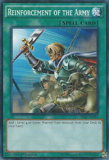 Reinforcement of the Army [SR02-EN031] Common | Jomio and Rueliete's Cards and Comics