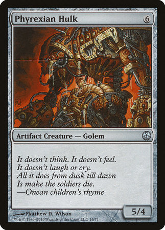 Phyrexian Hulk [Duel Decks: Phyrexia vs. the Coalition] | Jomio and Rueliete's Cards and Comics
