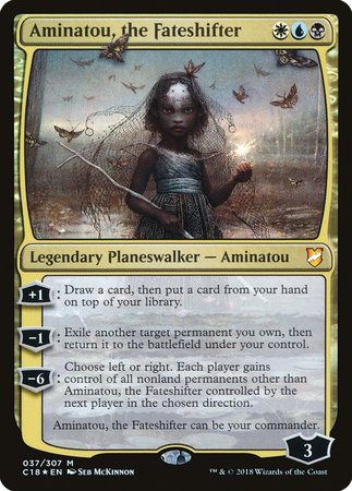 Aminatou, the Fateshifter [Commander 2018] | Jomio and Rueliete's Cards and Comics