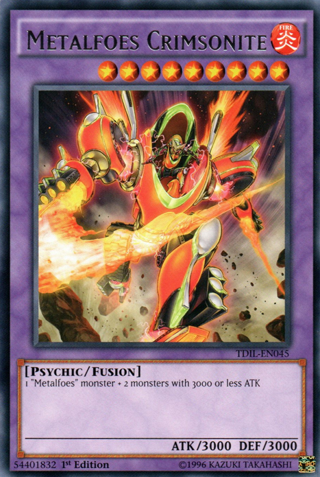 Metalfoes Crimsonite [TDIL-EN045] Rare | Jomio and Rueliete's Cards and Comics
