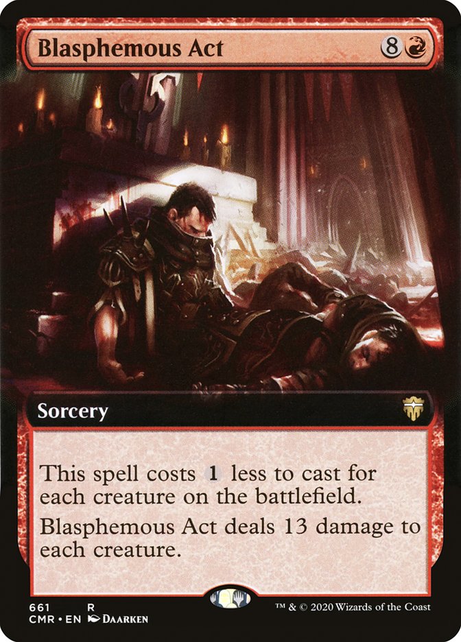 Blasphemous Act (Extended Art) [Commander Legends] | Jomio and Rueliete's Cards and Comics