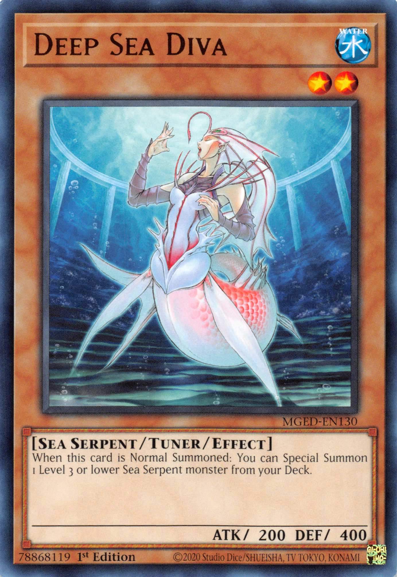 Deep Sea Diva [MGED-EN130] Rare | Jomio and Rueliete's Cards and Comics