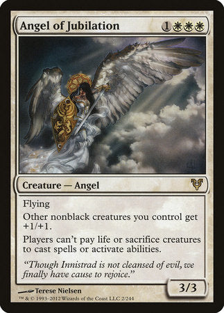 Angel of Jubilation [Avacyn Restored] | Jomio and Rueliete's Cards and Comics