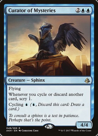 Curator of Mysteries [Amonkhet] | Jomio and Rueliete's Cards and Comics