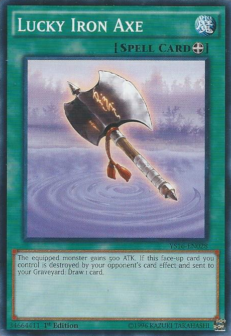 Lucky Iron Axe [YS16-EN028] Common | Jomio and Rueliete's Cards and Comics