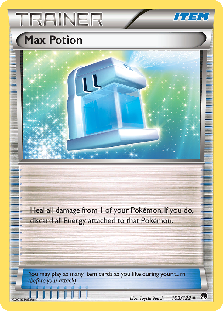 Max Potion (103/122) [XY: BREAKpoint] | Jomio and Rueliete's Cards and Comics