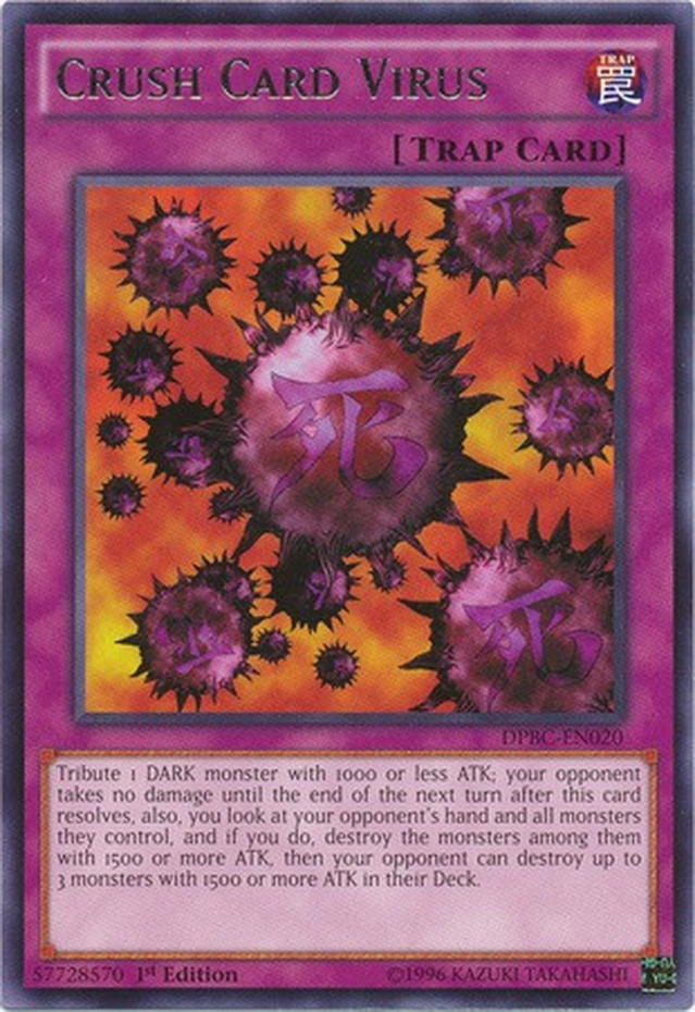 Crush Card Virus [DPBC-EN020] Rare | Jomio and Rueliete's Cards and Comics