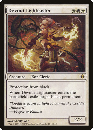 Devout Lightcaster [Zendikar] | Jomio and Rueliete's Cards and Comics