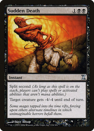 Sudden Death [Time Spiral] | Jomio and Rueliete's Cards and Comics