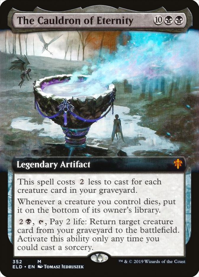 The Cauldron of Eternity (Extended Art) [Throne of Eldraine] | Jomio and Rueliete's Cards and Comics