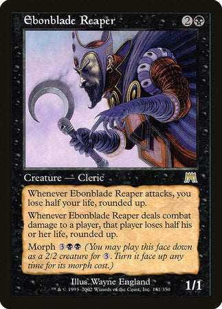 Ebonblade Reaper [Onslaught] | Jomio and Rueliete's Cards and Comics