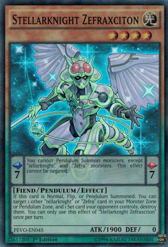 Stellarknight Zefraxciton [PEVO-EN045] Super Rare | Jomio and Rueliete's Cards and Comics