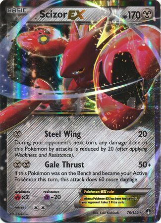 Scizor EX (76/122) (Jumbo Card) [XY: BREAKpoint] | Jomio and Rueliete's Cards and Comics