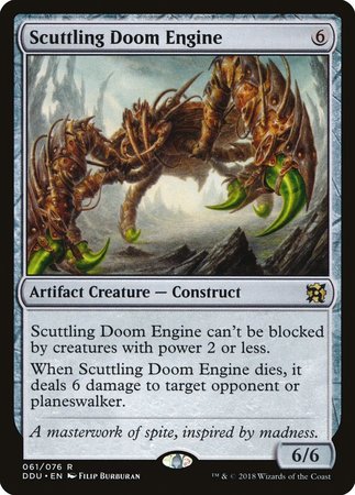 Scuttling Doom Engine [Duel Decks: Elves vs. Inventors] | Jomio and Rueliete's Cards and Comics