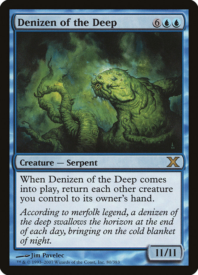 Denizen of the Deep [Tenth Edition] | Jomio and Rueliete's Cards and Comics