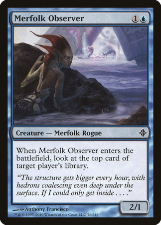 Merfolk Observer [Rise of the Eldrazi] | Jomio and Rueliete's Cards and Comics
