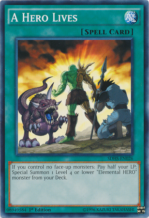 A Hero Lives [SDHS-EN026] Common | Jomio and Rueliete's Cards and Comics