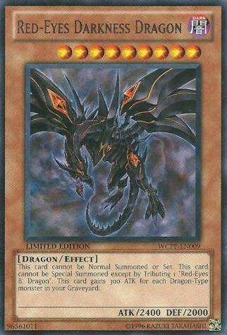 Red-Eyes Darkness Dragon [WCPP-EN009] Rare | Jomio and Rueliete's Cards and Comics