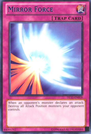Mirror Force (Blue) [DL15-EN018] Rare | Jomio and Rueliete's Cards and Comics