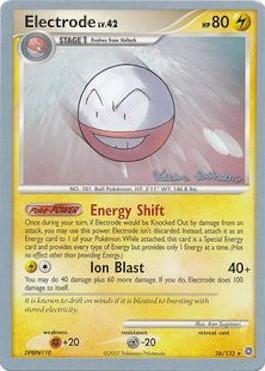 Electrode LV.42 (26/132) (Intimidation - Tristan Robinson) [World Championships 2008] | Jomio and Rueliete's Cards and Comics